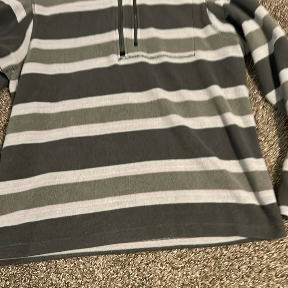 Striped Quarter-Zip Pullover - Picture 6 of 6